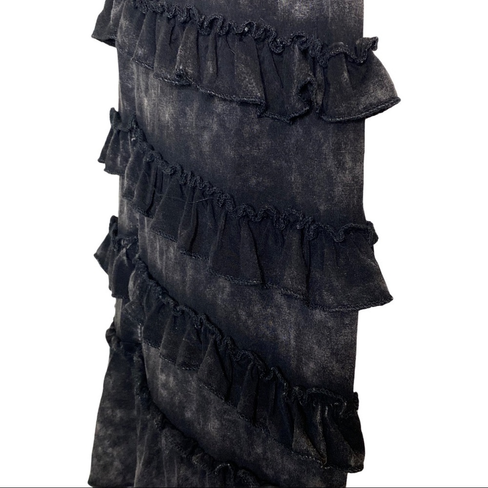 SPIRIT HWY BOHME whitewash ruffled open vest M - Picture 7 of 8